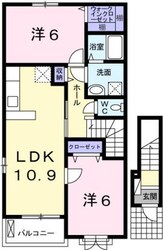 アンソレイユの物件間取画像